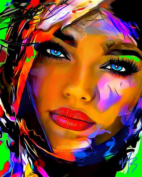 Pin By Annievalet On Leo Abstract Face Art Abstract Art Painting