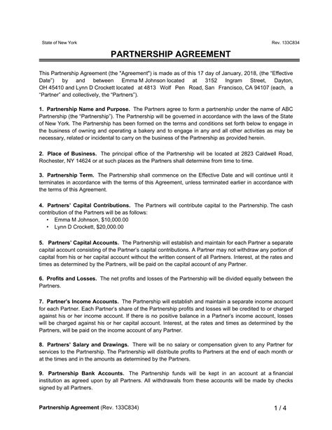 Event Partnership Agreement Template