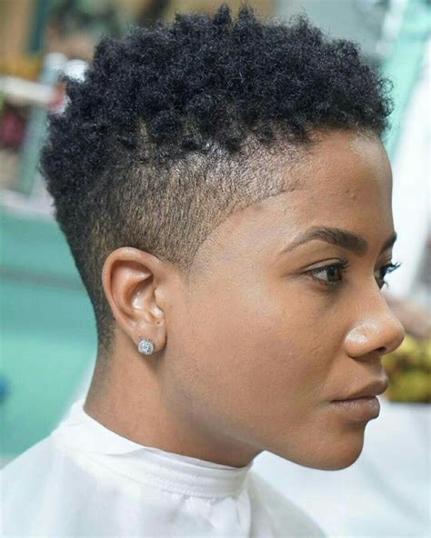 Short Natural Haircuts For Black Women Short Natural Hair Styles Tapered Natural Hair