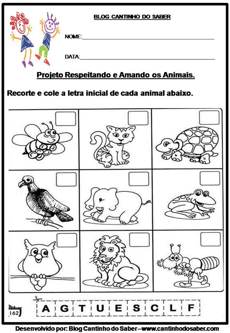 10 Atividades Sobre Animais Para Educação Infantil