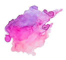 Illustration Abstract Watercolor Background Texture Of Pink And Purple