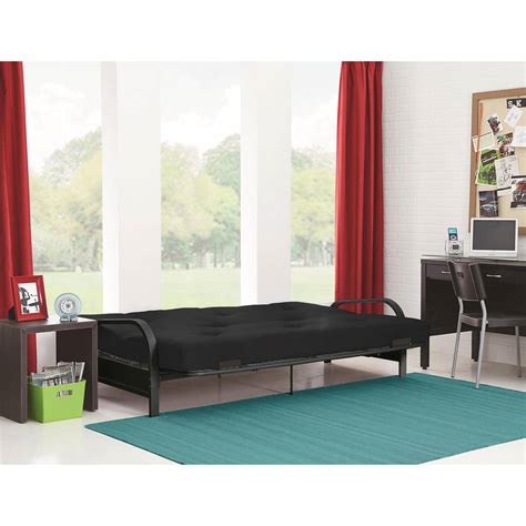 A twin extra long is the width of a twin and the length of a queen, 39 inches wide and 80 inches longs. Full Size Futon with Mattress Frame Bed Couch Dorm ...
