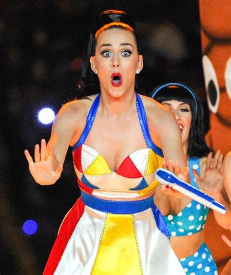Katy Perry Risks Nip Slip As She Flaunts Extreme Cleavage In Plunging