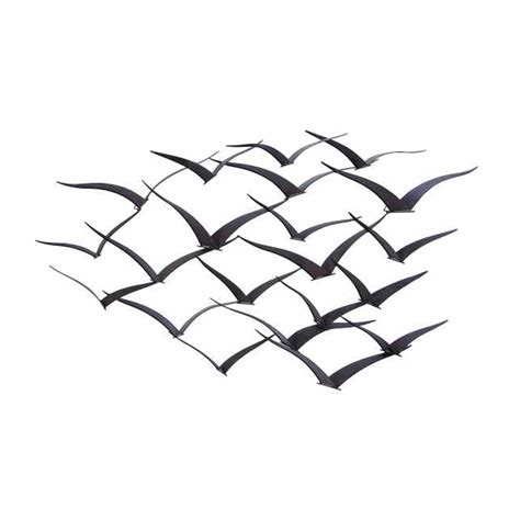 Flock Of Flying Birds Metal Wall Art Loveland Sculpture Wall