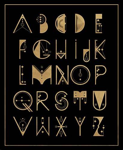 Typography Font Animated Deco Fonts Alquimia Behance