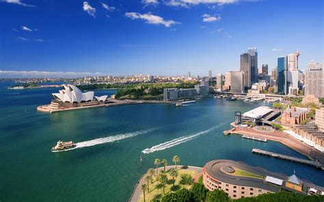 Downtown Sydney And Waterfront Wallpapers Hd Wallpapers 48610