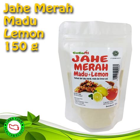 Jual Tiara Farm Jahe Merah Madu Lemon 150 G Shopee Indonesia