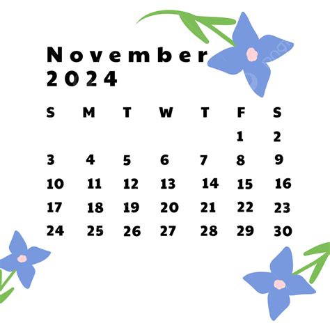 Calendario Noviembre 2024 Png Noviembre 2024 Calendario Noviembre