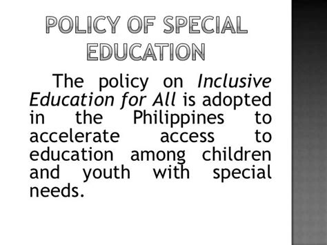 😍 Special Education In The Philippines Special Education Division