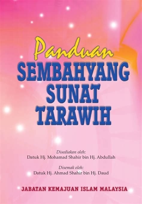 Sholat tarawih biasanya dilakukans ecara adapun bacaan doa dan dzikir setelah shalat tarawih dan witir seperti yang dikutip dari buku panduan shalat. Panduan solat sunat tarawih 20 rakaat