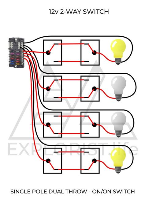 How To Wire Lights Switches In A DIY Camper Van Electrical System