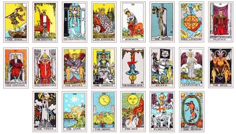 Tarot Cards Meaning List Printable Printable World Holiday