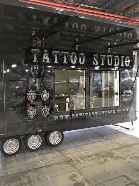 Take A Look At Holy Trinity Tattoos Custom Built Mobile Tattoo Studio