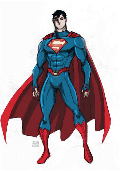 New Superman Costume By Lucianovecchio On Deviantart