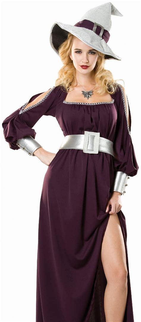 Cinema Secrets Womens Elegant Purple Wicked Witch Adult Halloween Costume