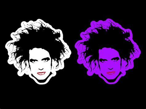 The Cure Robert Smith Sticker Decal Etsy