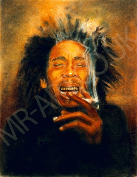 Bob Marley Smoking
