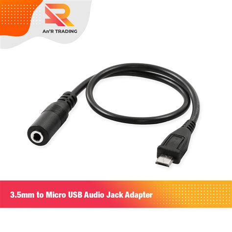 35mm Female Audio Rca Jack To Micro Usb Audio Cable Adapter Lazada Ph