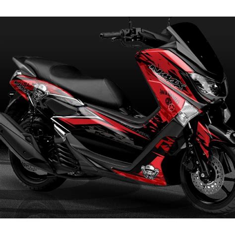 Jual Decal Stiker Full Body Stiker Nmax Merah Indonesia Shopee Indonesia