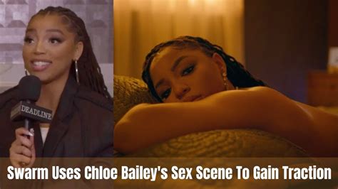 swarm uses chloe bailey s sex scene with damson idris to gain traction best review youtube