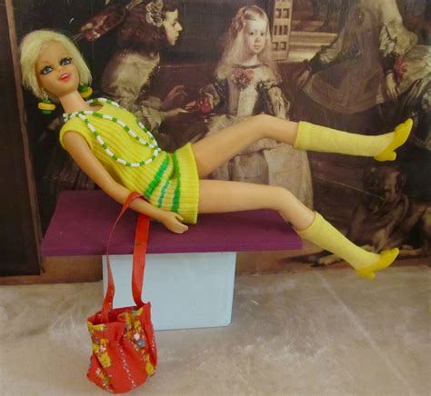 Vintage Barbie Doll Twiggy Tnt Bendable Legs Mattel 1960s In Etsy
