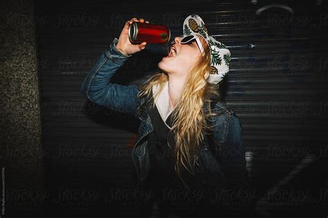 Drunk Girl Del Colaborador De Stocksy Milles Studio Stocksy