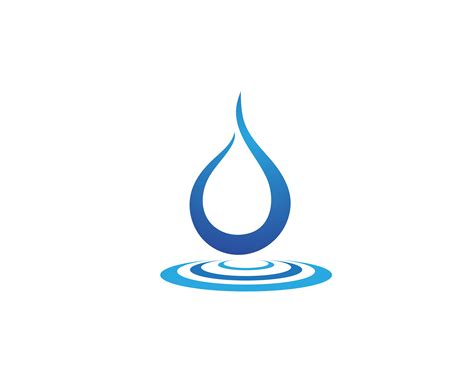 Water Drop Logo Template Vector Illustration Design 580272 Vector Art