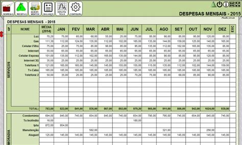 Planilha Excel De Controle De Orçamento Familiar E Pessoal R 3500