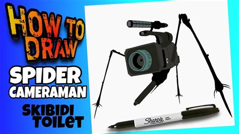 How To Draw Spider Cameraman From Skibidi Toilet Easy Step By Step Como Dibujar Skibidi