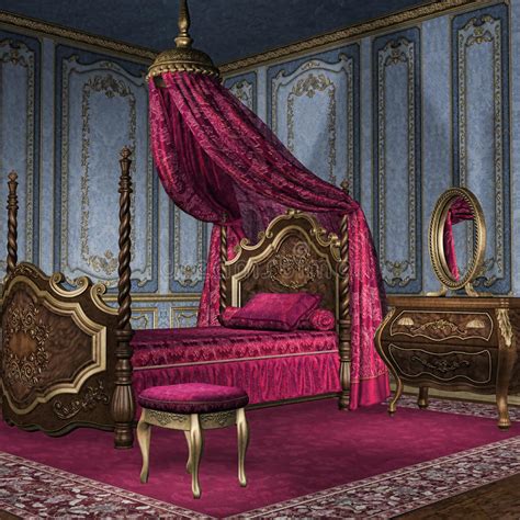 Bekijk meer ideeën over barok slaapkamer, barok, slaapkamer. Barokke slaapkamer stock illustratie. Illustratie ...