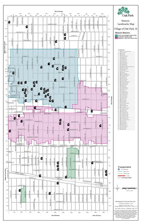 Oak Park Zoning Map Map Of The World