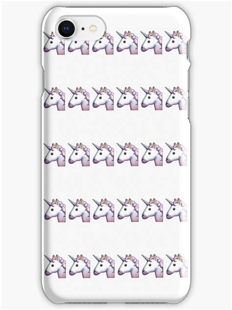 Unicorn Emoji Iphone Cases And Skins By Katsamis Redbubble