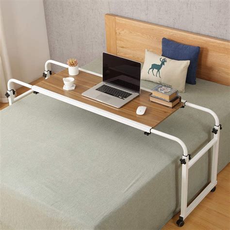 Buy Overbed Desk Laptop Cart Laptop Desk With Wheels Over Bed Desk