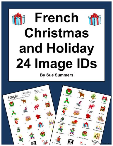 French Christmas Vocabulary 24 Image Ids Noël Teaching Resources