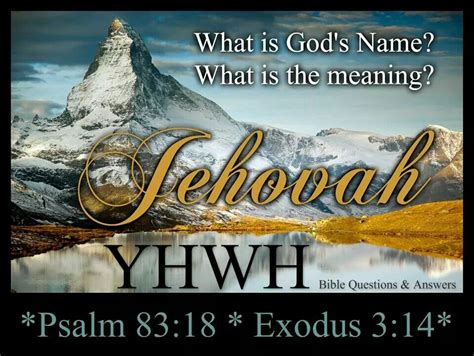 Pin On Jehovah Name Declared Though Out Whole Earth