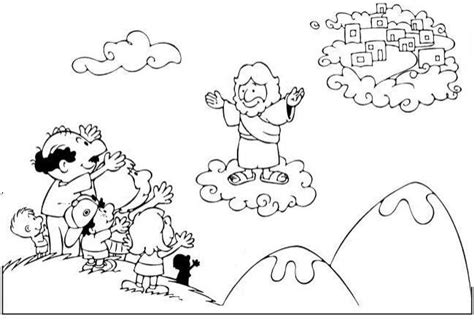 Download and print free ascension of jesus coloring pages to keep little hands occupied at home; Jesus Ascension Coloring Page at GetColorings.com | Free ...