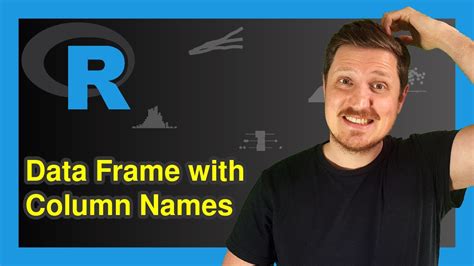 Create Data Frame With Column Names In R Examples Construct Make From Scratch Matrix