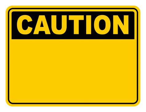 Custom Caution Sign Text Only Safety Signs Warehouse