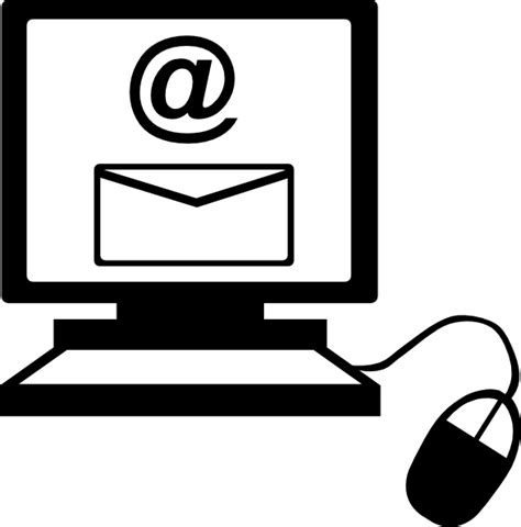 Email On Computer Clip Art At Vector Clip Art Online
