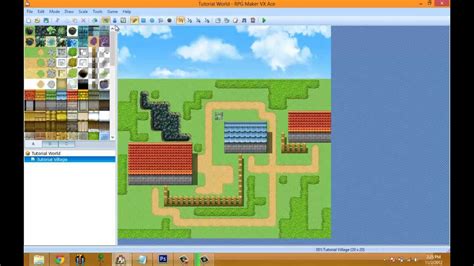 Rpg Maker Vx Ace Video Tutorial Ep 3 Maps And Regions Youtube