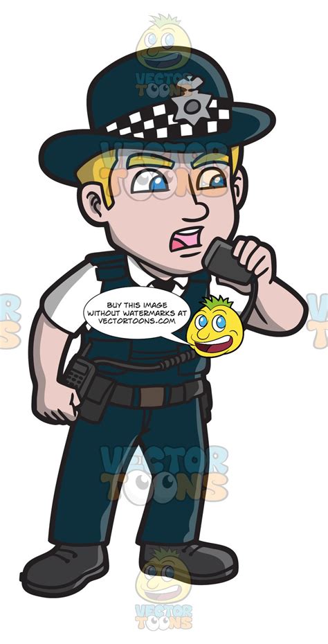 Policeman Clipart Cartoon English Policeman Cartoon English