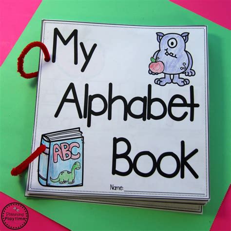 From a to z (large borders) 1 2 3 our coloring pages. DIY Alphabet Books - Planning Playtime