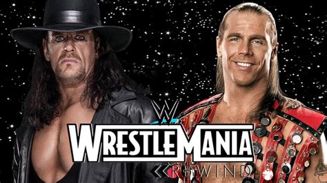Wrestlemania Rewind Shawn Michaels Vs The Undertaker Youtube