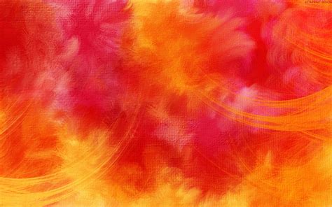 Wallpaper Colorful Painting Red Orange Texture Circle Bright