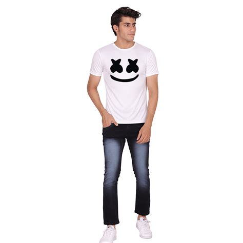 Custom Marshmello Logo T Shirts For Men And Women Cotton Contento
