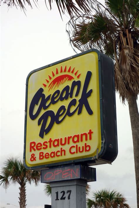 Visit our ocean vistas real estate website to learn more about this luxurious florida condominium. Eating Gator at the Ocean Deck in Daytona Beach