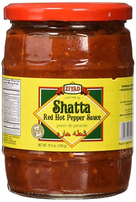 Ziyad Red Hot Pepper Sauce 1 Maska Food Mediterranean Treasures