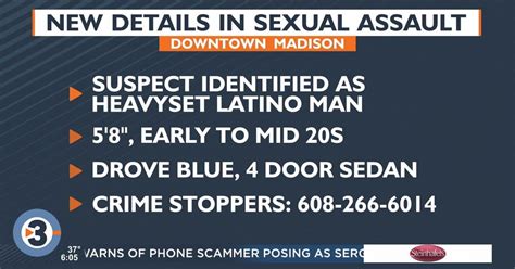 Mpd Shares Description For Downtown Sexual Assault Suspect Crime News