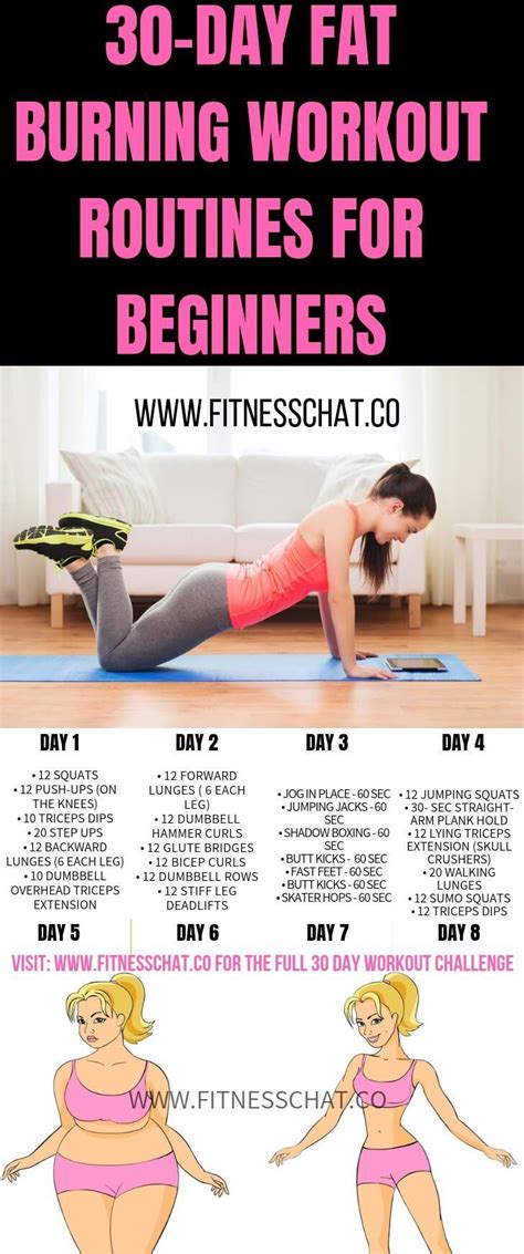 Day Weight Loss Workout Plan For Beginners Free For Push Your Abs