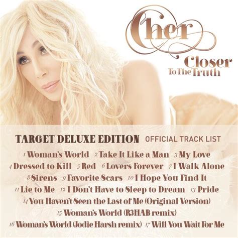 PHOTOS 67 Year Old Cher Reveals Sexy Closer To The Truth CD Cover Art